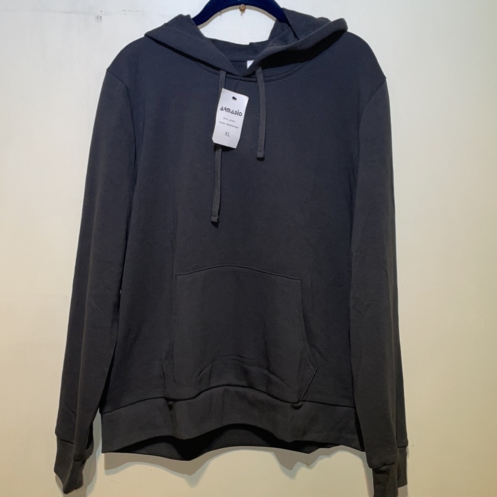 Blokecore Gray Cotton Hoodie NWT XL | Retro Football Streetwear | Vintage Sport